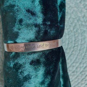 .925 Sterling Silver Hamlet Cuff bracelet